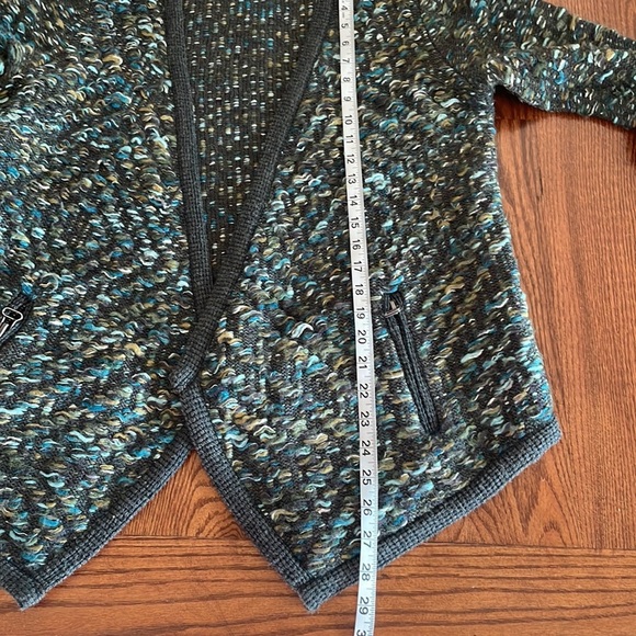 Anthropologie MOTH Keavy chunky tweed cardigan jacket sweater open front M - Picture 15 of 17